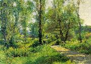 Hugh Bolton Jones Road to the Farm oil painting